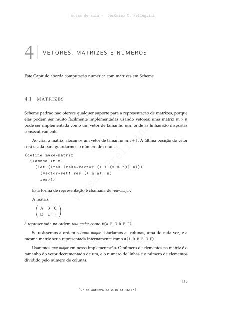 ProgramaÃ§Ã£o Funcional e Concorrente com Scheme