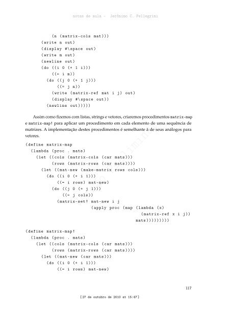 ProgramaÃ§Ã£o Funcional e Concorrente com Scheme