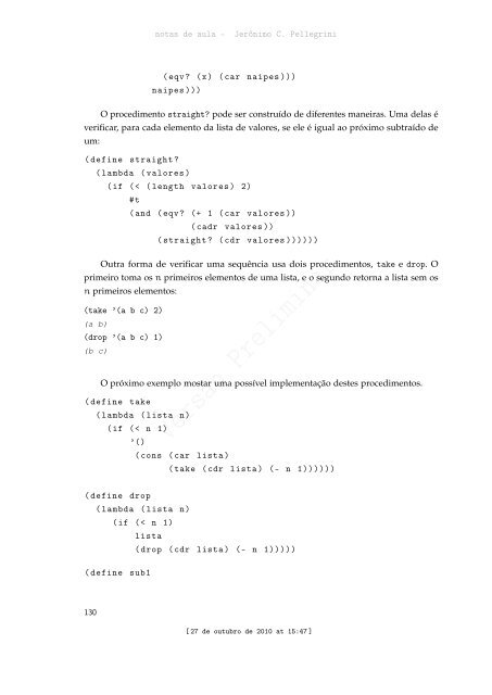 ProgramaÃ§Ã£o Funcional e Concorrente com Scheme