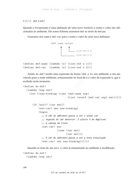 ProgramaÃ§Ã£o Funcional e Concorrente com Scheme