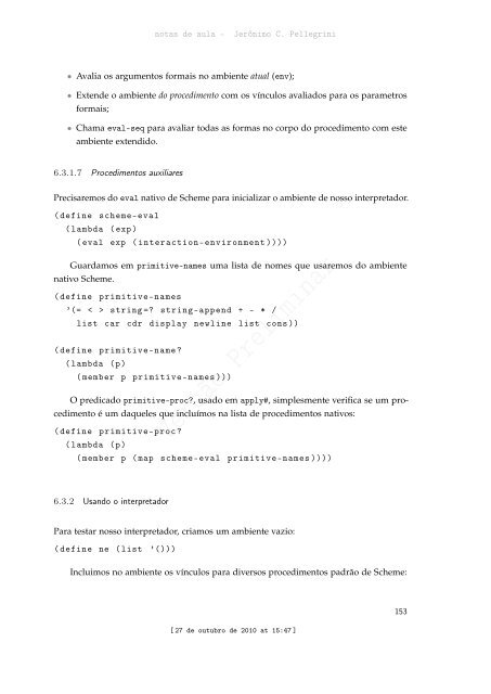 ProgramaÃ§Ã£o Funcional e Concorrente com Scheme