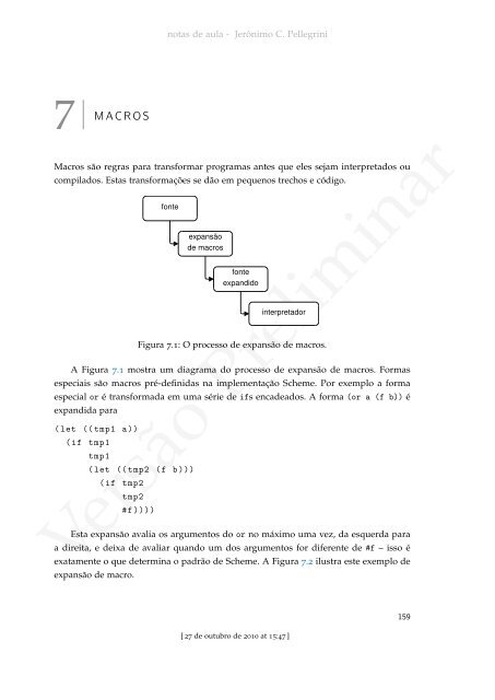 ProgramaÃ§Ã£o Funcional e Concorrente com Scheme