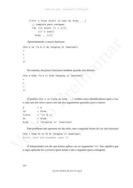 ProgramaÃ§Ã£o Funcional e Concorrente com Scheme