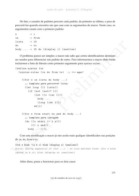 ProgramaÃ§Ã£o Funcional e Concorrente com Scheme