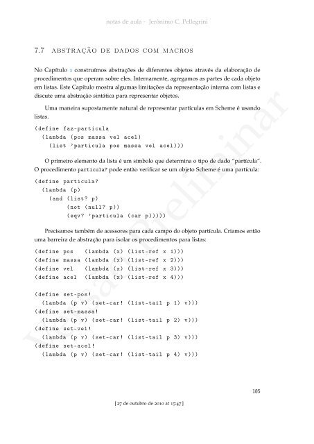 ProgramaÃ§Ã£o Funcional e Concorrente com Scheme