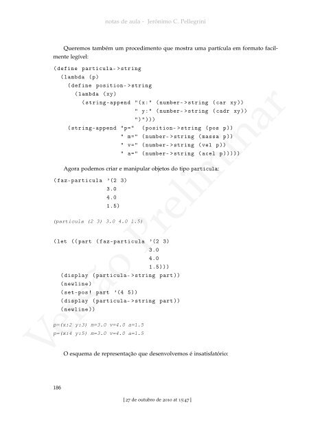 ProgramaÃ§Ã£o Funcional e Concorrente com Scheme