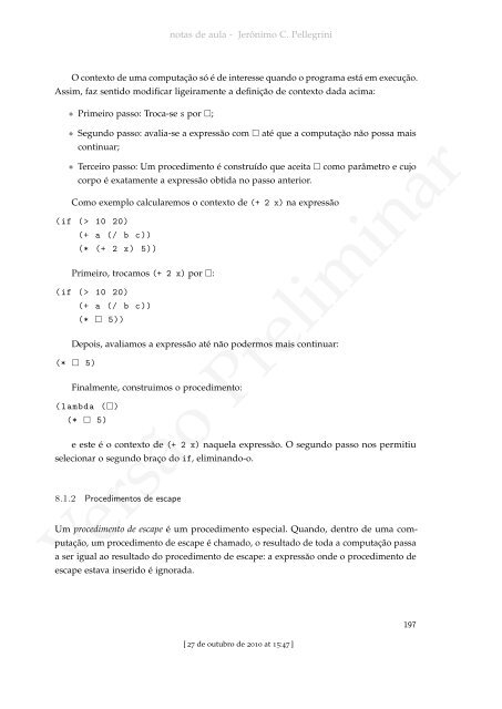 ProgramaÃ§Ã£o Funcional e Concorrente com Scheme