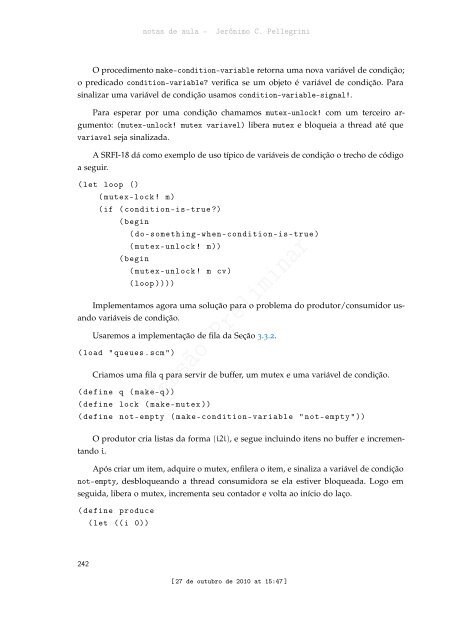 ProgramaÃ§Ã£o Funcional e Concorrente com Scheme