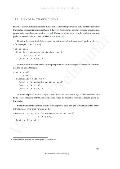 ProgramaÃ§Ã£o Funcional e Concorrente com Scheme