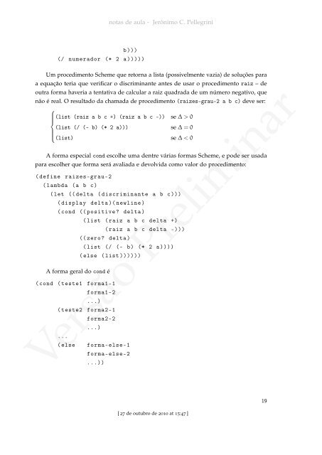 ProgramaÃ§Ã£o Funcional e Concorrente com Scheme