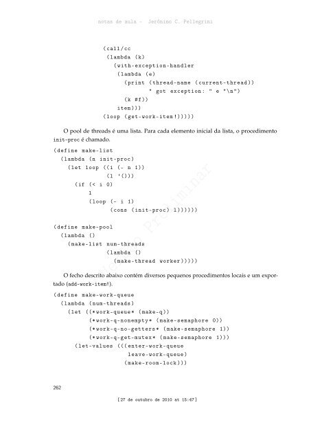 ProgramaÃ§Ã£o Funcional e Concorrente com Scheme