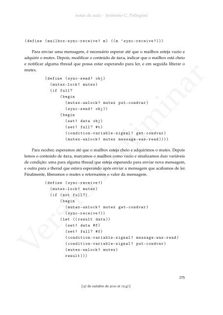 ProgramaÃ§Ã£o Funcional e Concorrente com Scheme