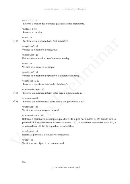 ProgramaÃ§Ã£o Funcional e Concorrente com Scheme