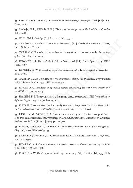 ProgramaÃ§Ã£o Funcional e Concorrente com Scheme