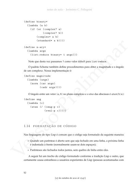 ProgramaÃ§Ã£o Funcional e Concorrente com Scheme