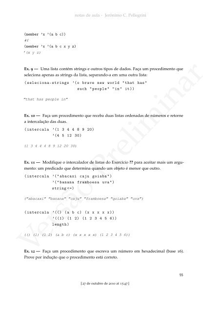 ProgramaÃ§Ã£o Funcional e Concorrente com Scheme