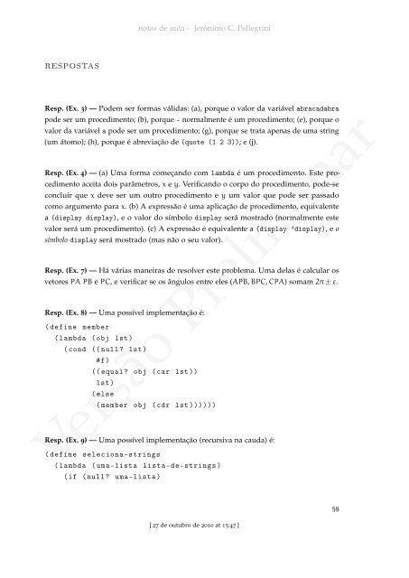 ProgramaÃ§Ã£o Funcional e Concorrente com Scheme