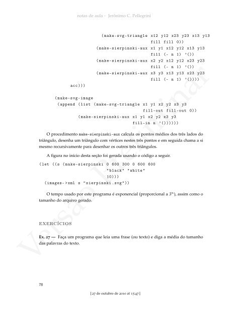 ProgramaÃ§Ã£o Funcional e Concorrente com Scheme