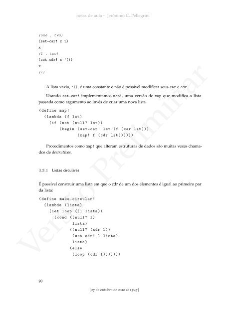 ProgramaÃ§Ã£o Funcional e Concorrente com Scheme