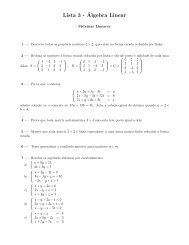 Lista 3 -Â´Algebra Linear