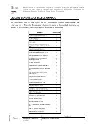 Lista de beneficiarios Convocatoria Andalucia Transporte