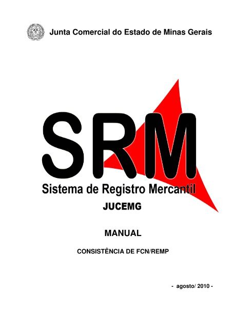 MANUAL - Jucemg - Junta Comercial do Estado de Minas Gerais