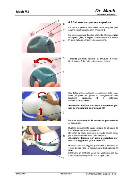 Istruzioni d'uso - Dr. Mach