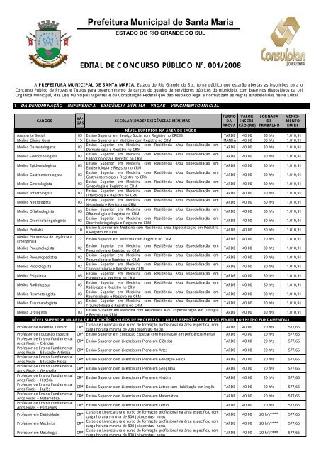 Edital 001-2018 processo seletivo SMECD » Prefeitura Municipal de Mormaço/RS