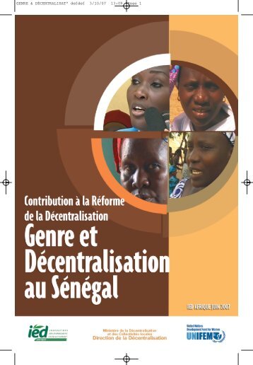 Genre et Decentralisation au Senegal - Gender Responsive Budgeting