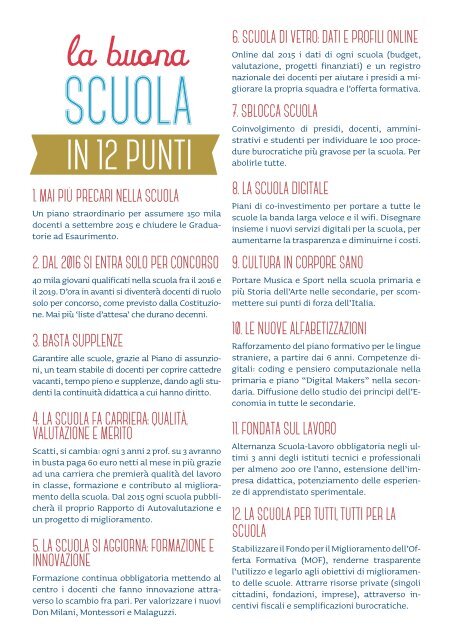 La Buona Scuola