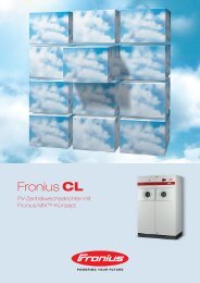 Fronius cl - Die Lichtschmiede