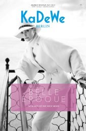 KaDeWe Magazin Herbst 2011 