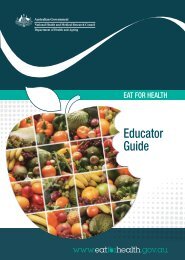 Educator Guide - Eat For Health