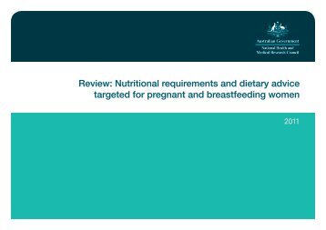 Review: Nutritional requirements and dietary advice ... - Eat For Health