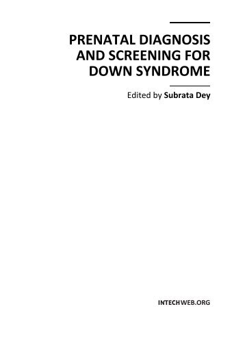 prenatal diagnosis and screening for down syndrome - Download ...