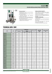 technical sheet - DAB Pumps S.p.a.