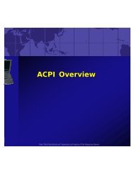 ACPI Overview