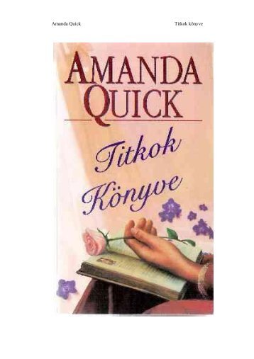 Amanda Quick Titkok kÃ¶nyve