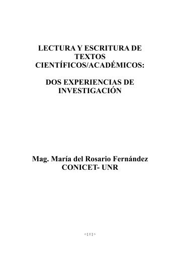 lectura y escritura de textos acadÃ©micos - Colectivo Editorial Ultimo ...