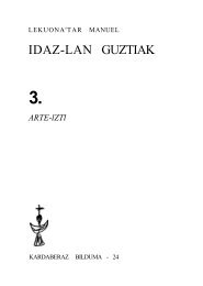 IDAZ-LAN GUZTIAK - Euskerazaintza