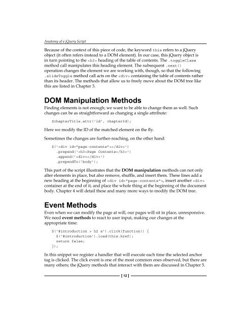 DOM Traversal Methods - MarkMail