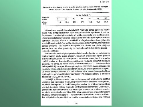 7. Muskuļu darbības mehāniskie nosacījumi