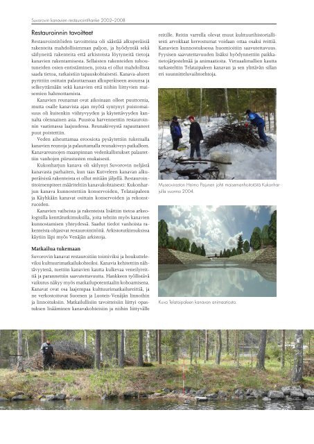 Suvorovin kanavat pdf-raporttina - Museovirasto