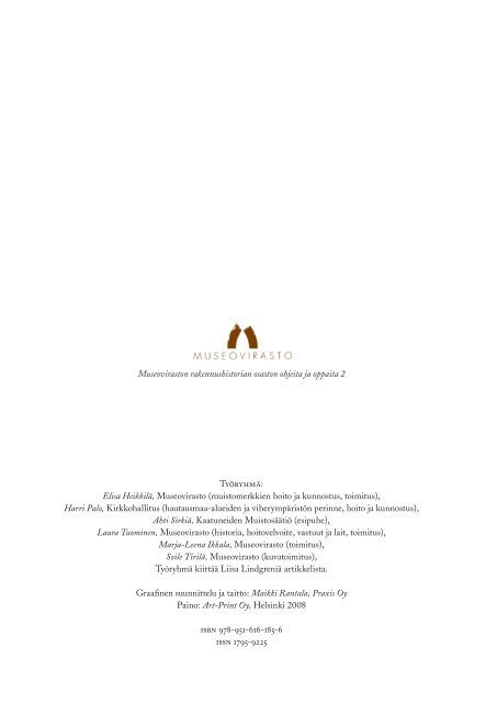 Opas pdf-tiedostona - Museovirasto