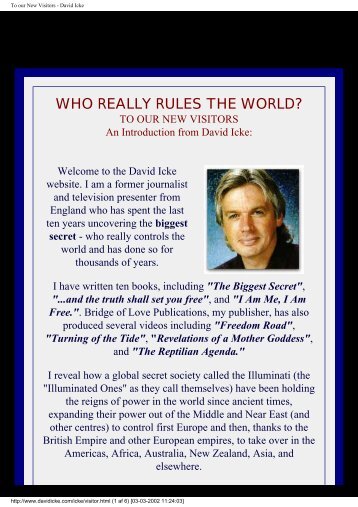 David Icke - Who really rules the world.pdf - Federal Jack