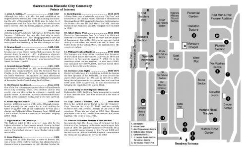 Download the Self Guided Tour Brochure - Old City Cemetery ...