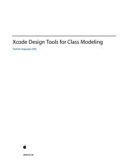 Xcode Design Tools for Class Modeling