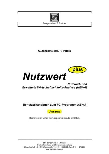 NEWA - zangemeister.de