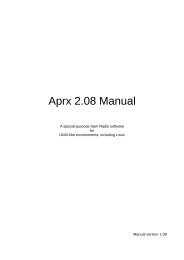 Aprx 2.07 Manual - Ham-pages ... No indexes at this level - ZMailer