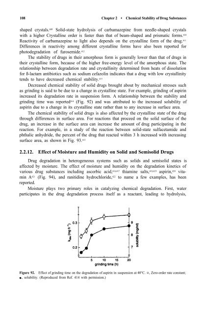 Stability of Drugs and Dosage Forms Sumie Yoshioka